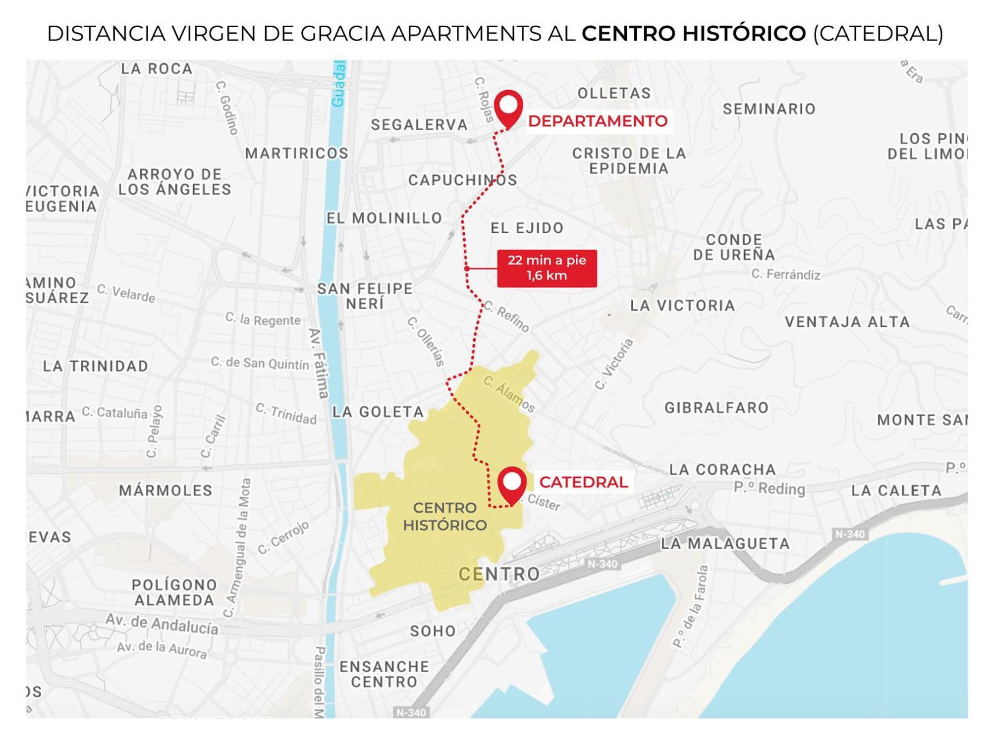 Virgen De Gracia Apartments マラガ エクステリア 写真